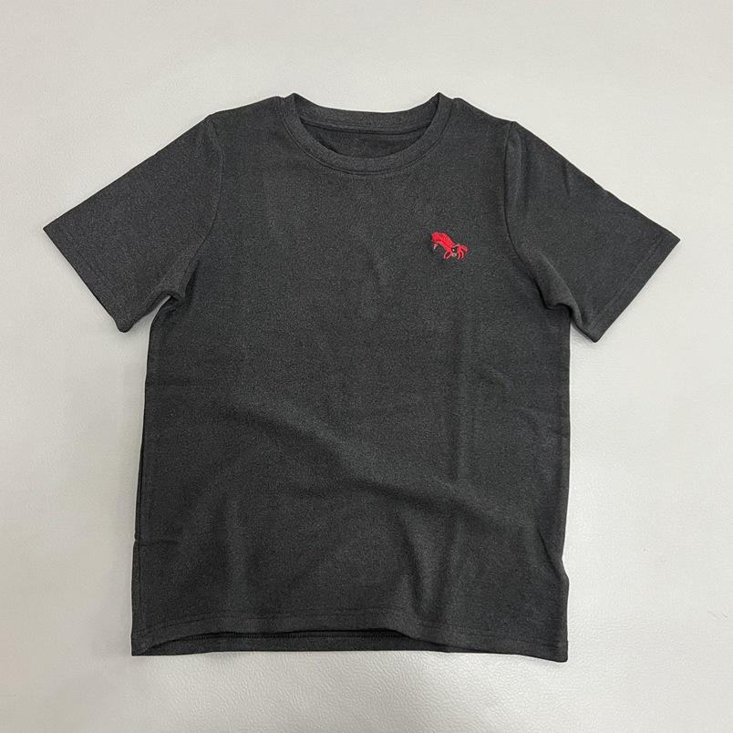 

Women s Loose Fit Short Sleeve T-Shirt with Round Neck and Embroidered Horse Logo - Spring Arrival One Size