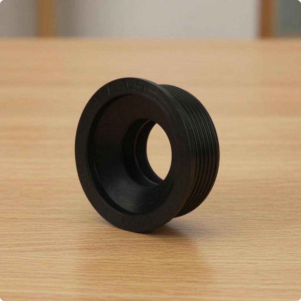 3 Pieces Sink Drain Sealing Gasket Ribbed Pipe Reducer High