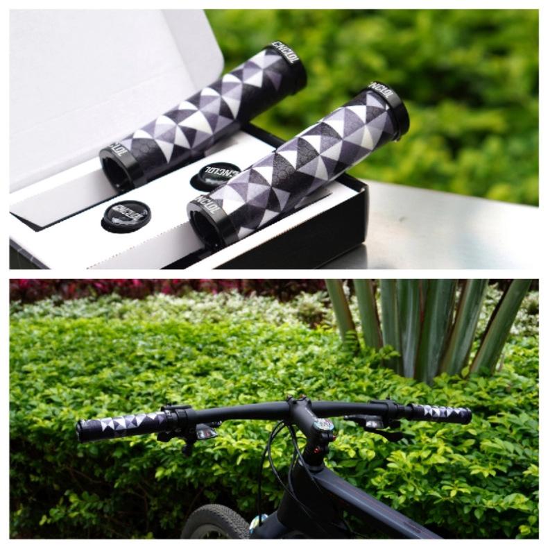 CNCLOL Bicycle Handlebar Grips  Ultraight MTB Lenker Grip Anti-skid Schock-absorbieren Double Lock 22mm Handlebar Foldable