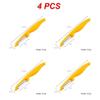 2/4/6PCS Vegetable Peeler Modern Handheld Stainless Steel Fruit Cutter Tool Melon Planer Multi-function Health Yellow