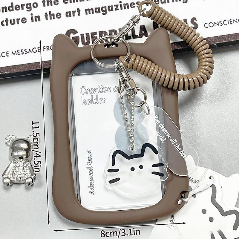Binder Photocard Holder Cute Keychain Photo Card Case Idol Cards Collect Book Picture Frame Photocard Stuff