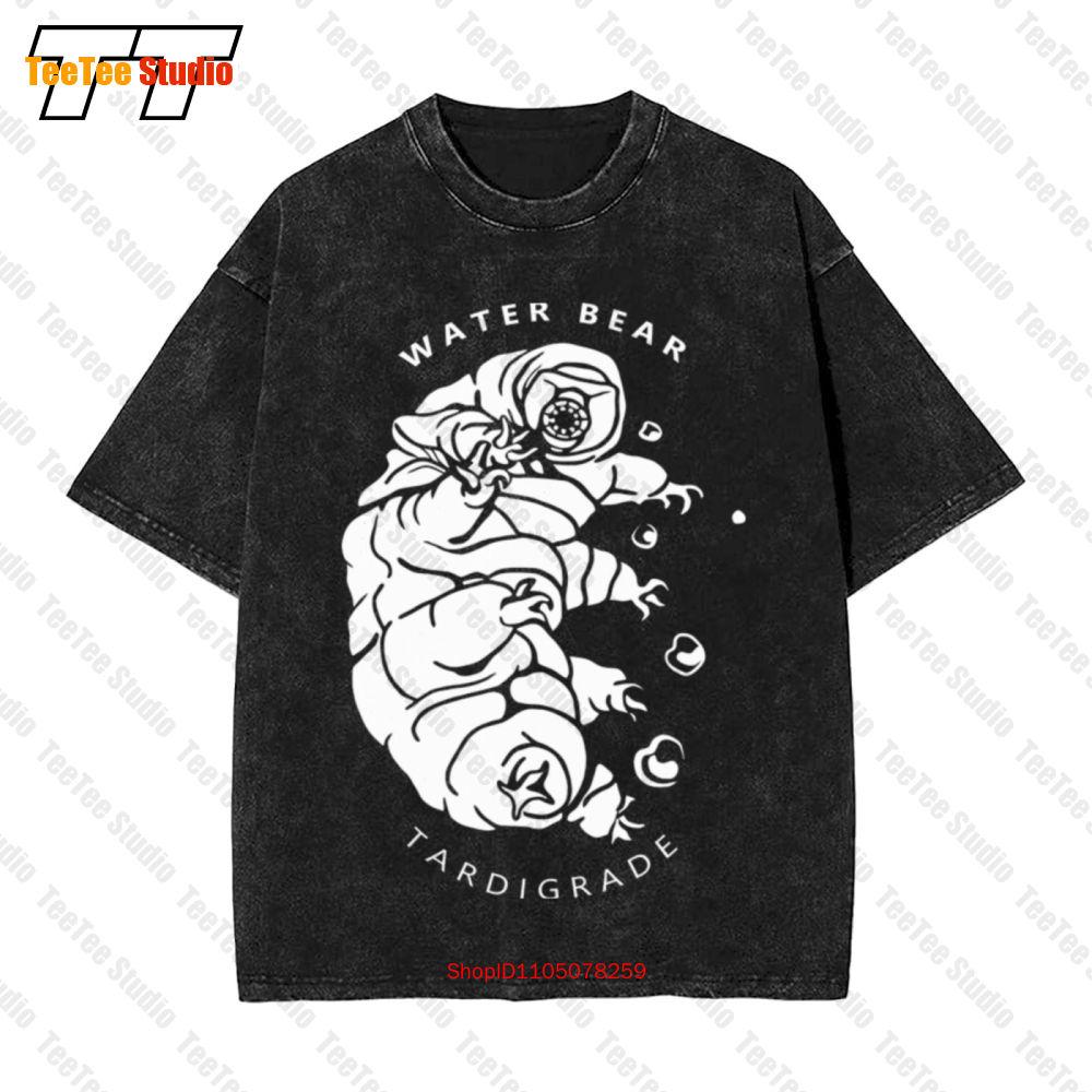 Water Bear Tardigrade Vintage Oversized TShirt VG S