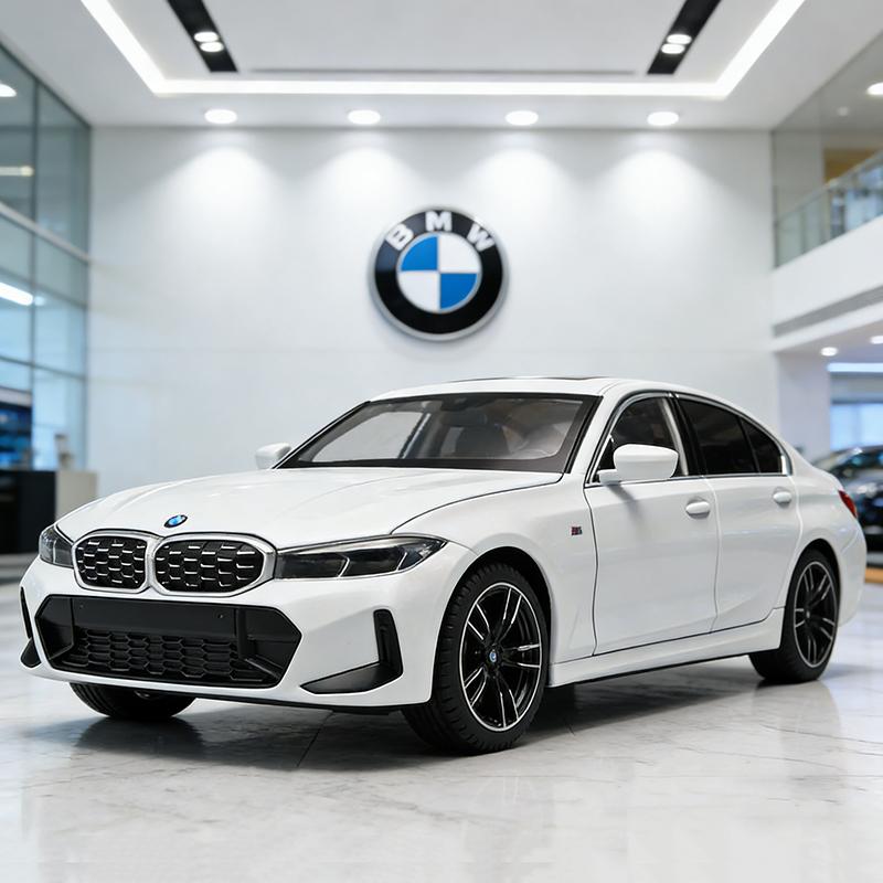 

1:24 BMW 325 BMW 3 Series LCI Alloy Model Car Toy Diecasts Metal Casting Sound and Light Car Toys For Children Vehicle белый