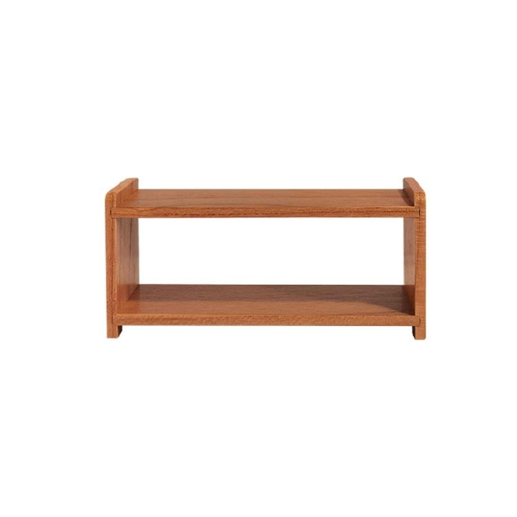 Wood Bookshelf 1:12 Realistic Model Cabinet Decorative Pretend Play Toy
