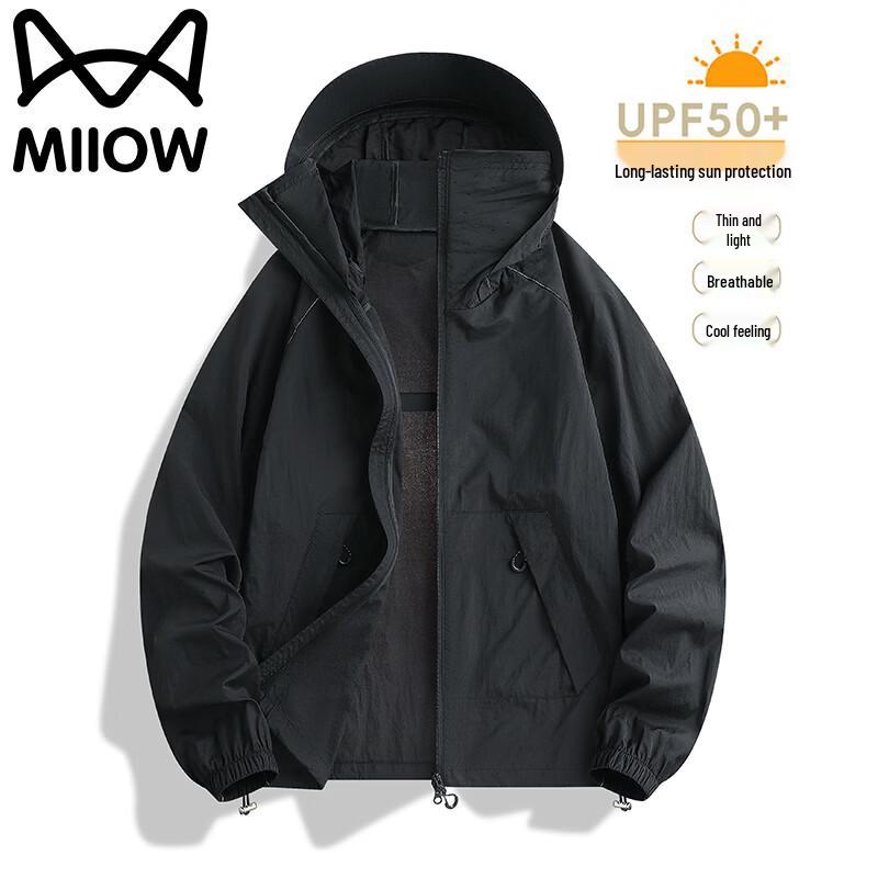 MiiOW Men s Couple Ice Silk Sun Protection Jacket XL