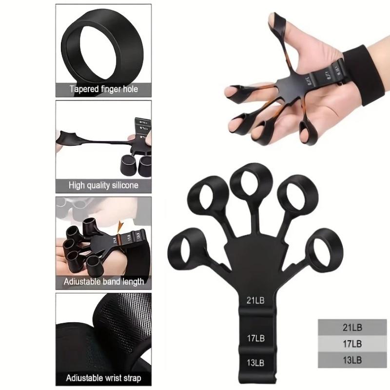 5-Finger-Trainer Silikon Handgelenkgriff-Stärker Handkraft-Wiederherstellung für Finger Therapie & Verbesserung der Venendurchblutung