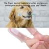 10Pcs Soft Finger Toothbrush Pet Dog Oral Dental Cleaning Teeth Care Brush