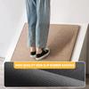 Set Of 2 Polyester Fiber Kitchen Mats Water And Oil Absorbent Non-Slip Woven Mats Easy To Clean Household Kitchen Floor Mat