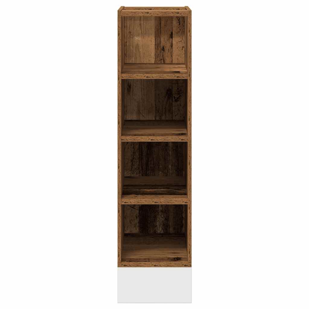 Vidaxl Dolna Szafka Stare Drewno 20X44,5X81,5 Cm Drewno Klejone