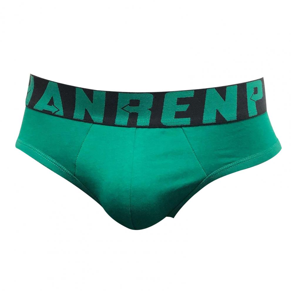 

Чоловічі трусики з широким поясом, низька посадка, трусики з трикутним вирізом, повітропроникна білизна безшовного дизайну, що швидко висихає. L зелений