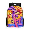 J-Jaxs Purple Rabbit Backpack for Men Women Fashion High School Hiking Travel Daypack  Laptop Computer Shoulder Bag Outdoor