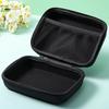 EVA Hard Case Square Heaphone Bag with Inner Mesh Pocket Carry Pouch with Inner Mesh Pocket for Electronic Accessory