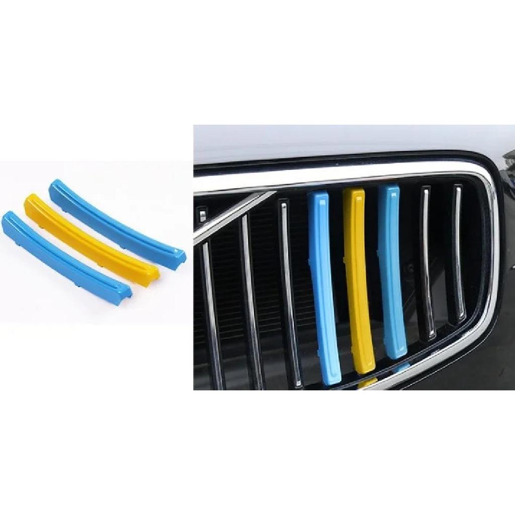 For Volvo S90 V90 Three-color Net Decoration Strip New Network Modified Special Color Stickers 2017 2018   Model S90 V90