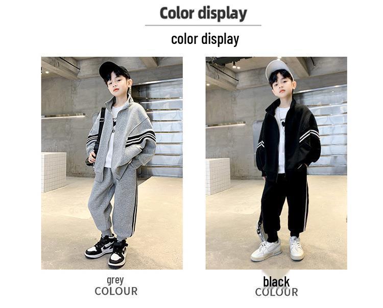 Herbst-Pulloveranzug für Jungen - 2025 Neu 2-teilig für 12-Jährige