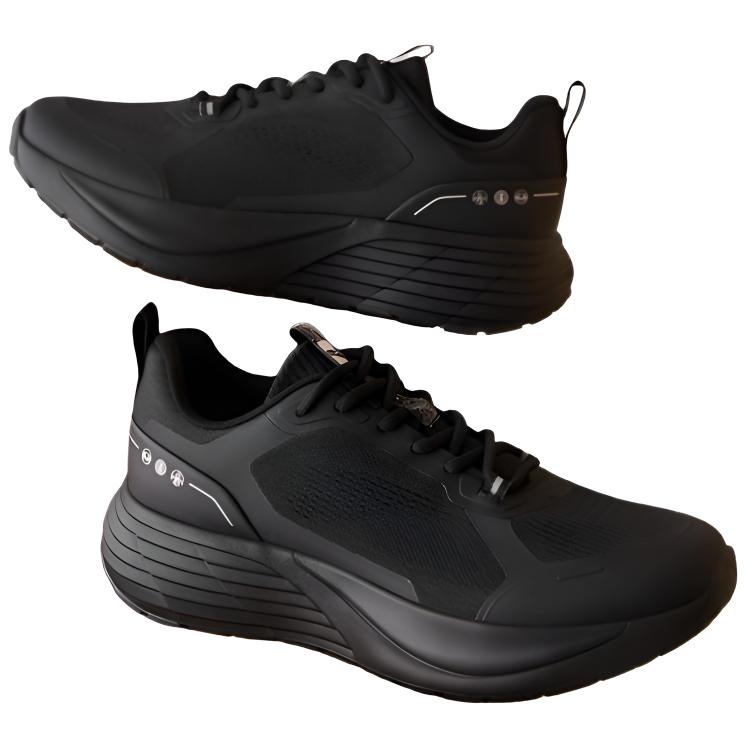 Anta Abrasion Resistant Breathable Low Top Casual Shoes Men's Black 112538810-2