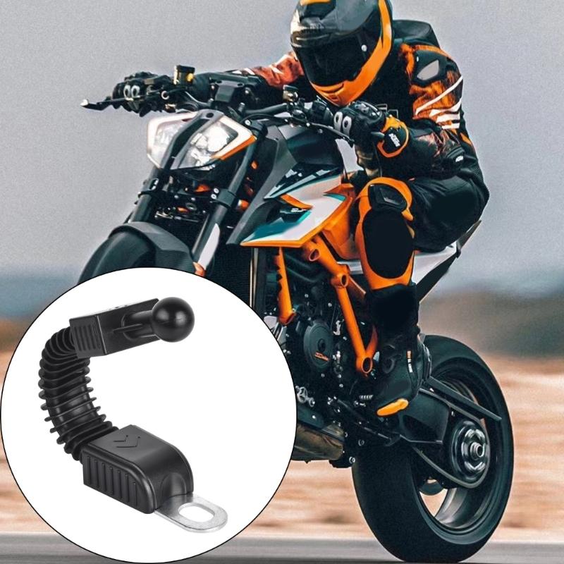 Motorcycle Phone Holder 17mm Ball Head Arm Universal Easy Setups Stable Construction Cellphone Mount Accessories