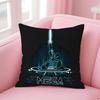 Mega Man anime game Cushion Cover Pillow Case Soft Skin Friendly Fabric  Concealed Zipper