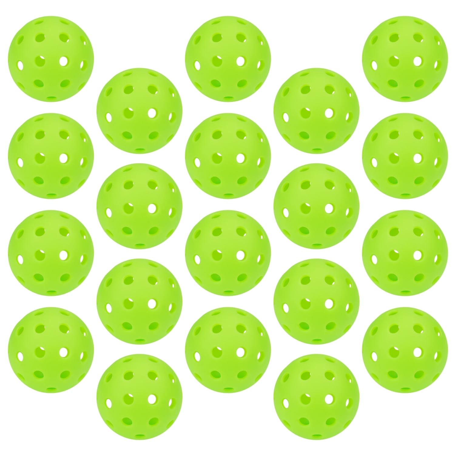 

shymie Мячи для тренировки отбивания бейсбольной битой с подбросом Легкий ПЭ Легкий Набор из 20 Отверстия, Практика, Цветные, Отверстия, В помещении, Материал, Легкий, Зеленый,