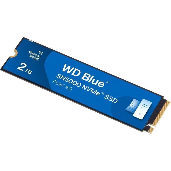 WESTERN DIGITAL - WDS200T4B0E - Disque dur SSD Interne - 2 To - WD Blue® - SN5000 - NVMe
