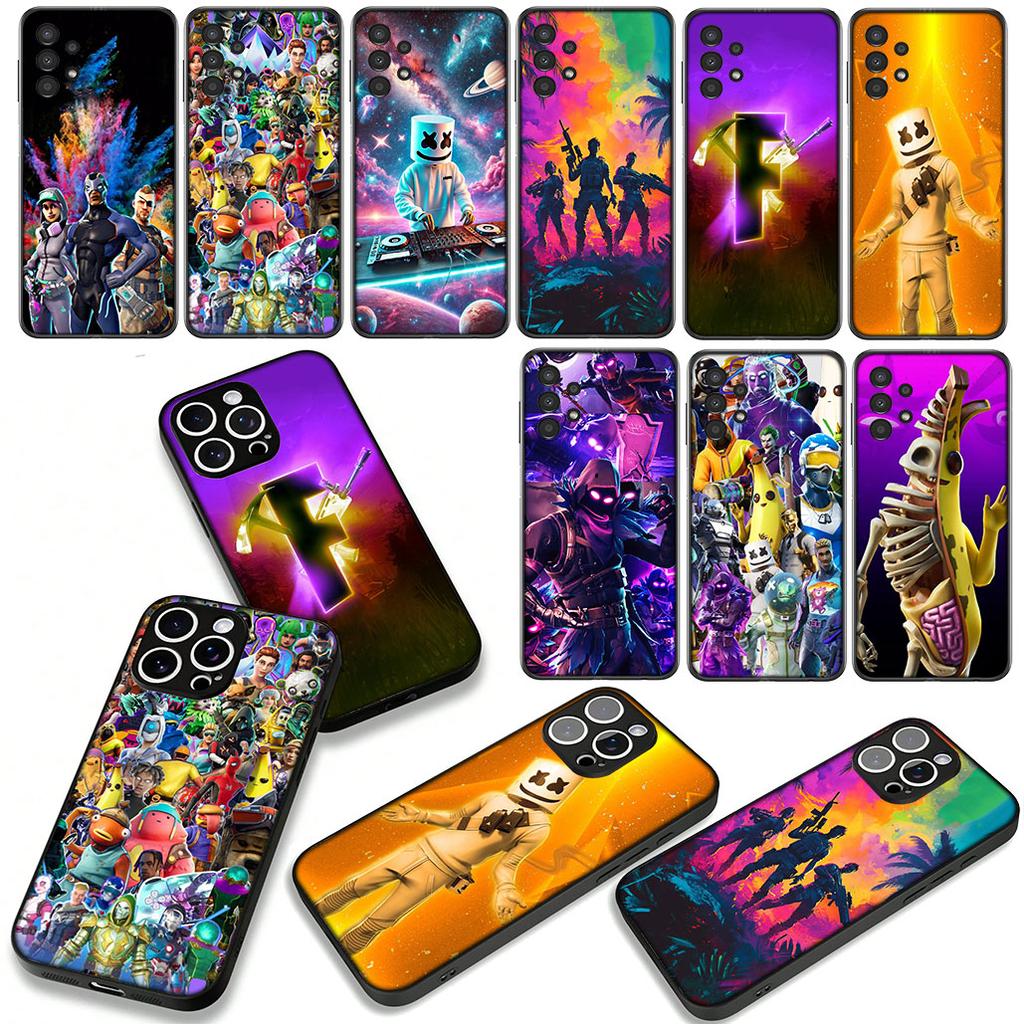 Game F-ForTniTes-Wallpaper T-TniTes Phone Case for Samsung Galaxy S25 S23 S22 S24 FE Ultra Plus A56 A05 A06 A15 A16 A57 S7 Edge
