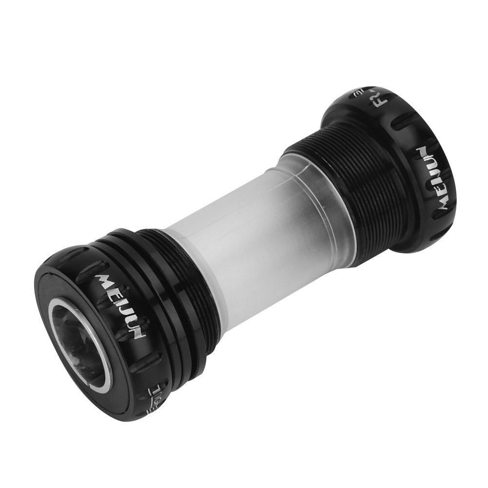 Mountain Bike Chain Wheel Bottom Bracket Thread Integrative Crankset Bearings (Black)