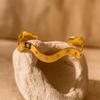 Simple Style Metal Bangles Zircon Inlay Geometry Bracelets Classic W-type Bracelet  Women Gifts
