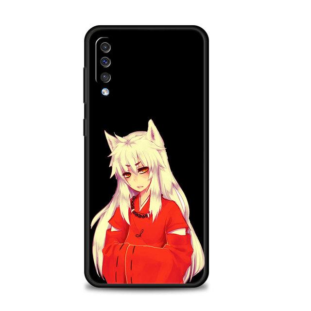 Anime drăguț Inuyasha armura moale pentru Samsung A40 A50 A70 A20s M30s A20e M31 A10 A30 A10e M12 M23 M31s M62 A10s M22 M51 Funda