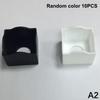 10Pcs Snooker Protective Covers Plastic Snooker Cue Rub Chalk Clamps Square Professional Durable Billiard Accessories