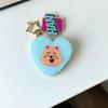 Stray Kids SKZOO Plush Heart Keychain Cute Animal Cartoon Character Pendant Bag Charm Soft Stuffed Key Ring Fan Support Merchandise Gift