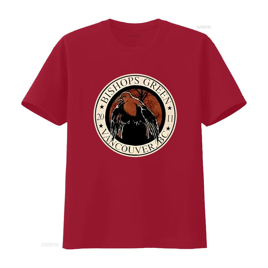 Bishops Green T Shirt Cock Sparrer Booze Glory LionS Law Cockney Rejects Vancouver BC 2011 Unique Crow Design Sizes vintage