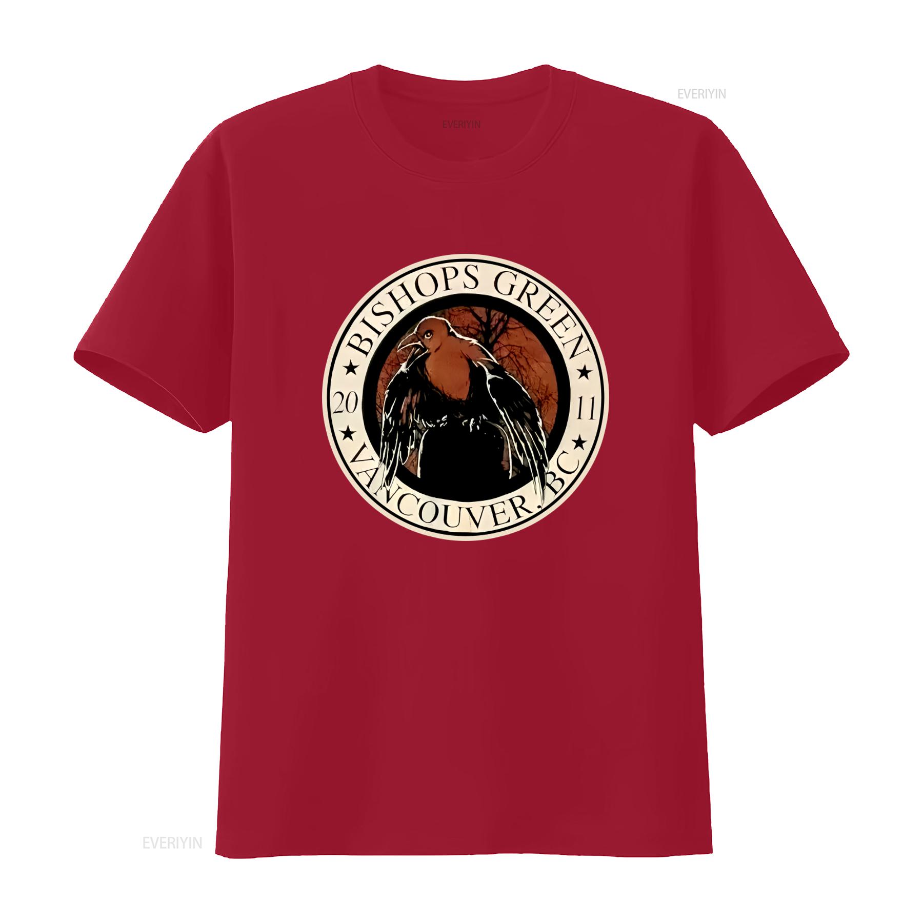 Bishops Green T Shirt Cock Sparrer Booze Glory LionS Law Cockney Rejects Vancouver BC 2011 Unique Crow Design Sizes vintage S