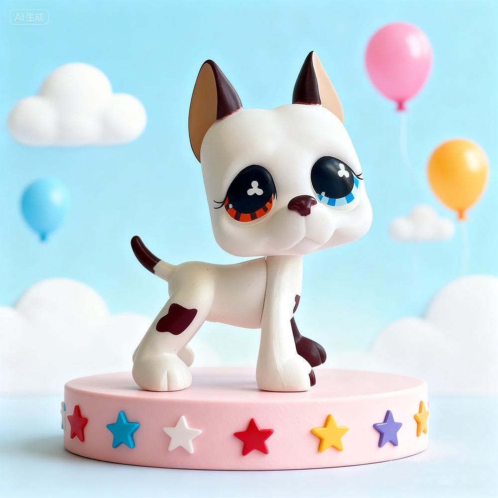 Rare Littlest Pet Shop Lps Toy Toy Mini Stands Short Hair Kitten Old Figures Collection Al Bobble Head Toy