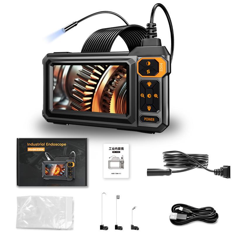 Průmyslová endoskopová kamera 8mm HD1080P 4,3palcová obrazovka IPS 1080P Kamera pro kontrolu potrubí pro opravy automobilů IP67 Vodotěsná 8 LED