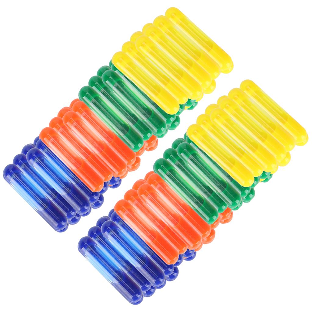100pcs Multicolored Glass Aquarium Landscaping Ornament Fish Tank Landscaping Accessories