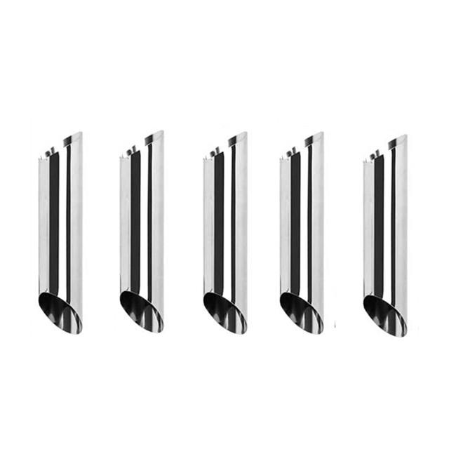 

5/10 шт. формочки для крема в форме рожка из нержавеющей стали трубчатая конусная форма для выпечки конусов в форме рожка рулет для выпечки печенья кухонный инструмент для десерта