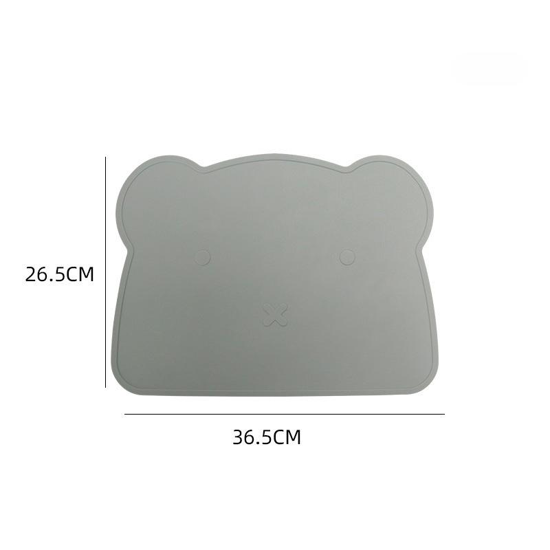 Silicone meal mat children's thick insulation and anti slip mat hotel home silicone cup mat Western style mat