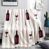 1PC Croissant New Patterned Flannel Blanket Lightweight and Portable for Home Decor Warmth and Comfort Birthday Present Gifts
