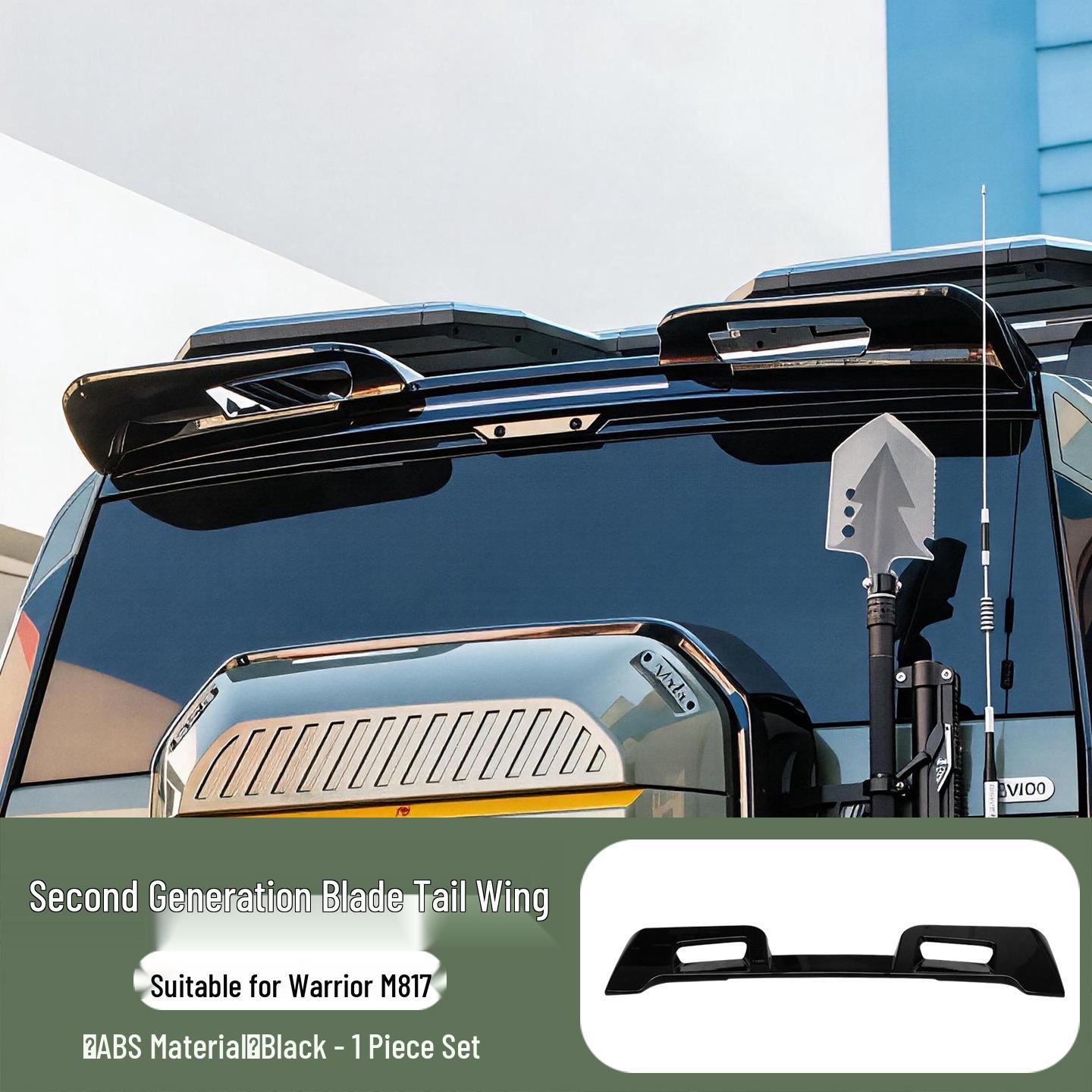 Dongfeng Mengshi M817 Rear Spoiler Roof Wind Deflector Tail Wing Decor