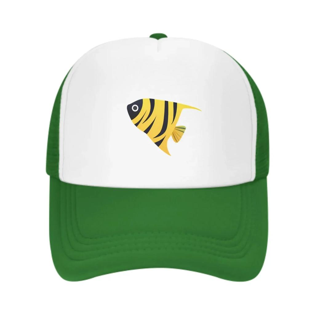 Tropical Fish Baseball Caps Fashion Trucker Hat Unisex Mesh Caps for Women Unisex Outdoor Leisure Travel Neutral Sunshade
