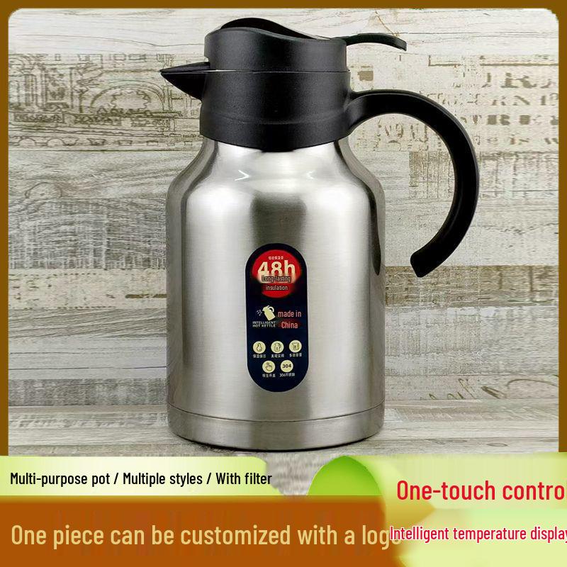 

Smart Insulated Vacuum Flask: 304 Stainless Steel, Temperature Display, Large-Capacity for Hot/Cold Liquids 1.0L (24 per box)