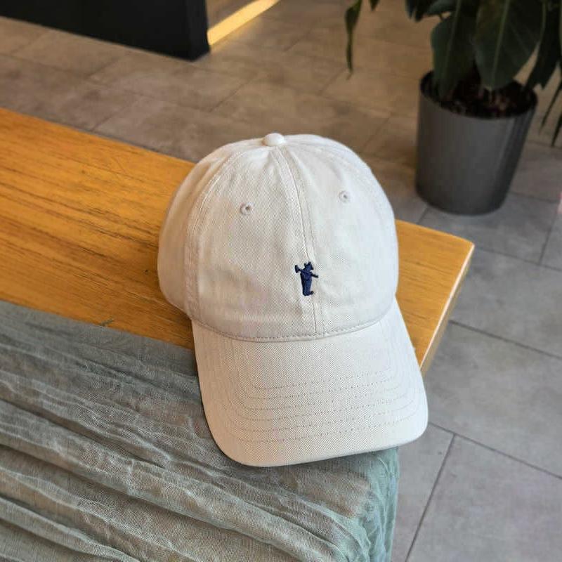 Embroidery cartoon baseball cap female spring and summer candy color simple atmosphere street fashion tide cap student