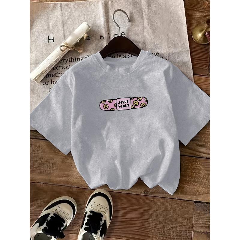 Same Style Summer Short Sleeve T-Shirt Women'S Printed Fashion