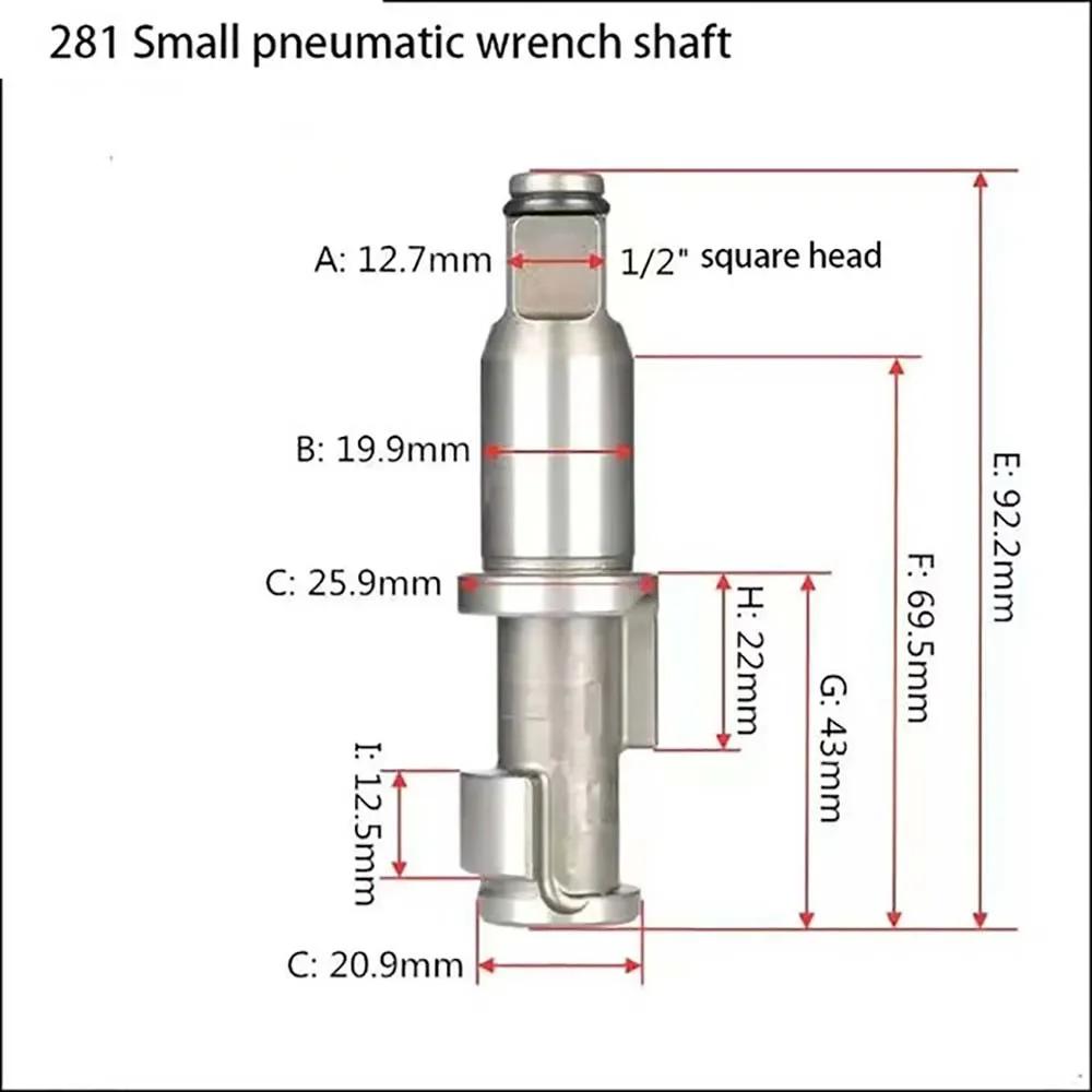 1/2" Pneumatic Tools Air Impact Wrench Anvil Driver spindle Axis Hammer block Repair Parts 1PC