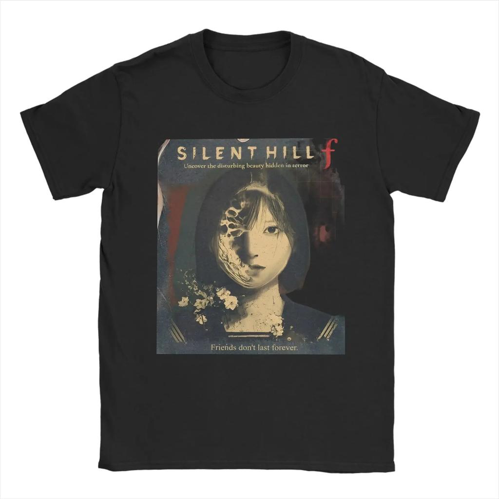 Top Fashion Tees Hot New Horror Game Silent Hill F T-Shirts Hinako Shimizu Cotton Clothing Cotton Best Selling Round Neck Soft
