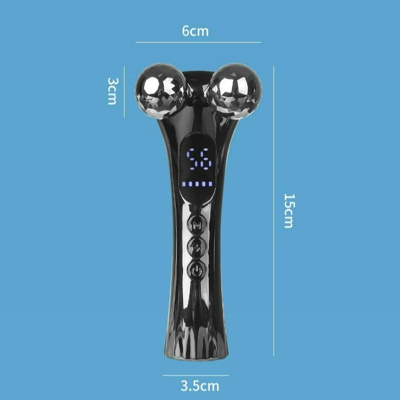 Elektrisches Mikrostrom-Schönheitsinstrument für das Gesicht, LED-Anzeige, Facelifting-Roller-Massagegerät, Hautstraffungsmassage, Schönheitsgeräte