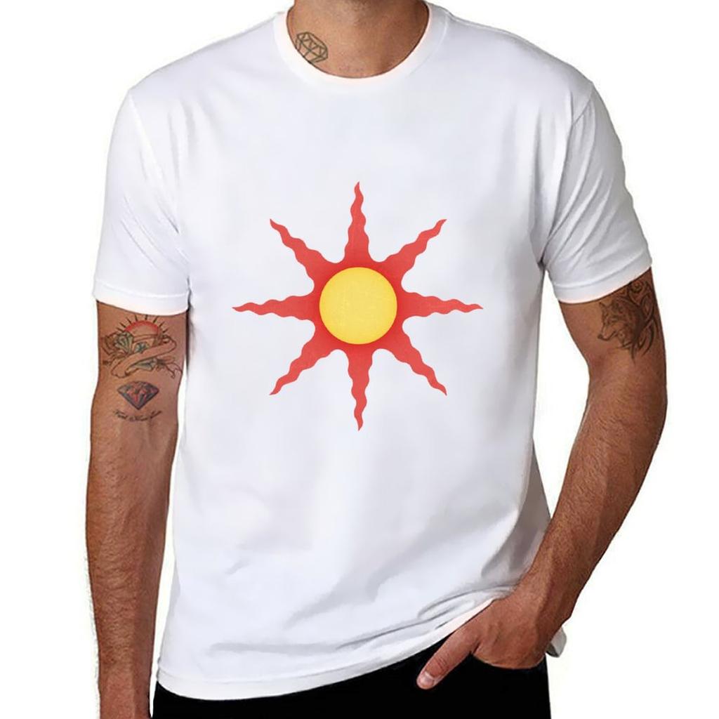Solaire Of Astora Simplified Tshirt Running Gym Short Sleeve Sports Tee
