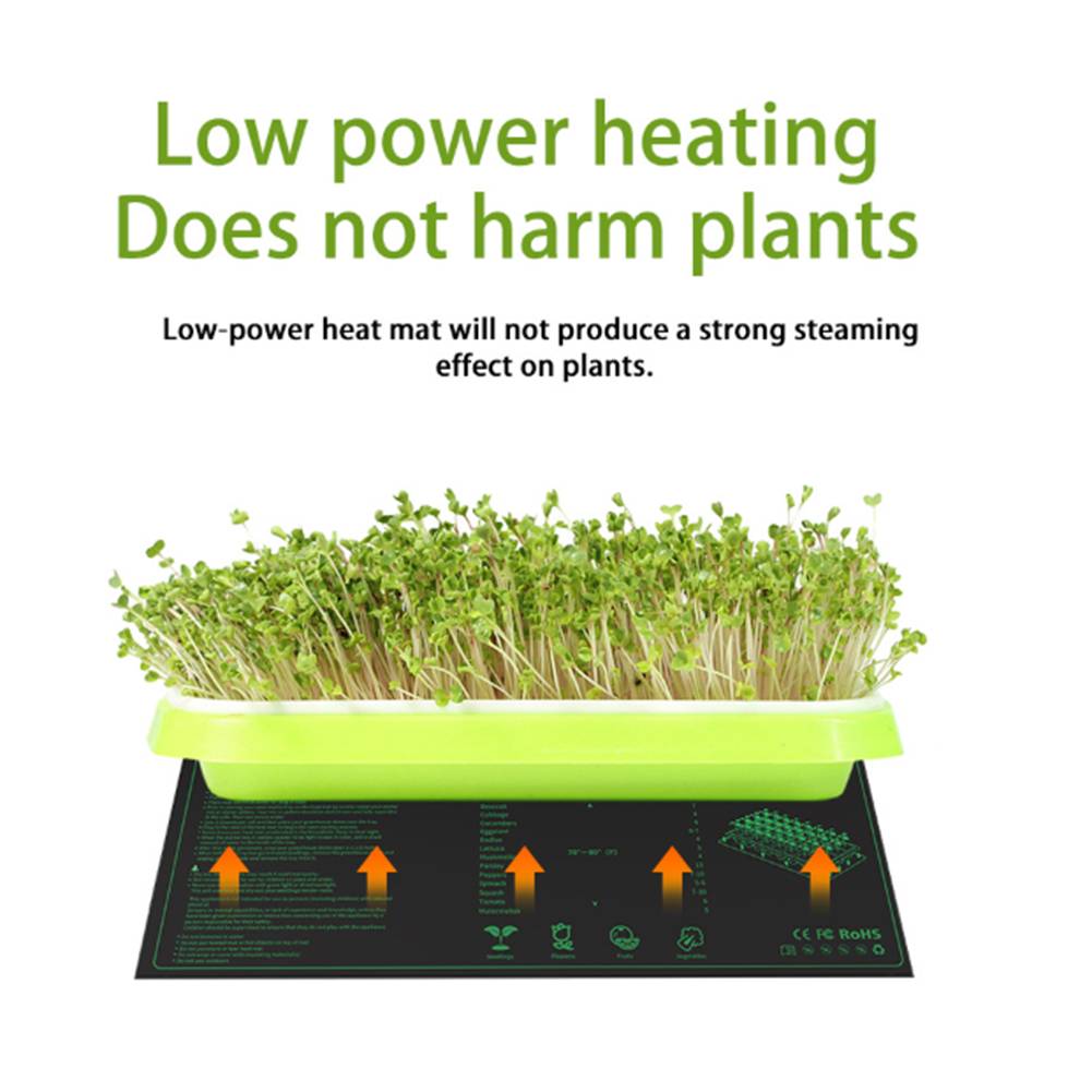 Seedling- Heating Mat Warming Mat Waterproof Heat Mat For Plants Seedlings- Greenhouse Incubation Seed- Germination Heating Mat