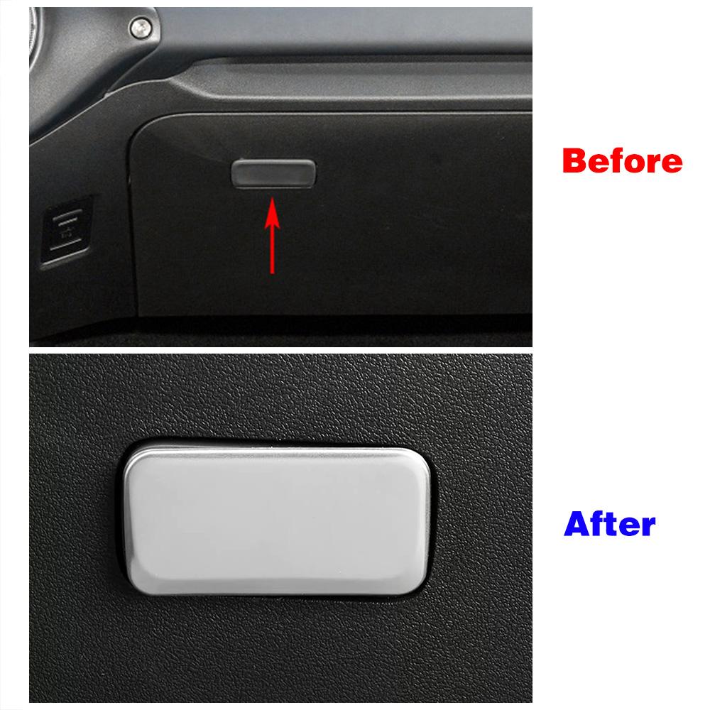 For GWM Tank 300 2024 2024 Accessories Storage Box Glove Box Switch Button Cover Trim Glovebox Handle Stainless Steel Sticker