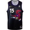 X NBA Collaboration Toronto Raptors 24/25 Season Vince Carter City Edition Comfortable Versatile Crew Neck Basketball Jersey FQ4394-010