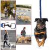 Dual Dog Leash, Double Dog Leash, 360° Swivel No Tangle Dog Walking Leash for 2 Dogs up to 200lbs, Comfortable Adjustable Dual Padded Handles (Royal